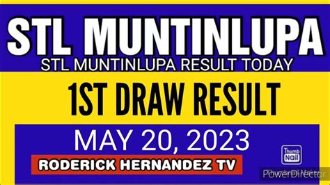 muntinlupa stl result today